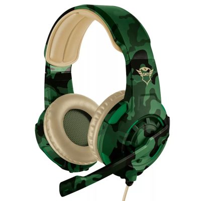 Audifono Gamer Con Microfono Trust Radiu Jungle Camo GXT310C