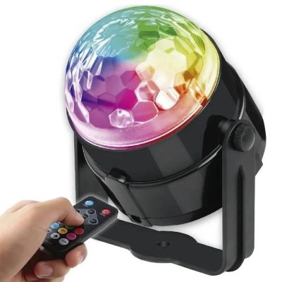 Bola De Luces Led Multicolor Para Fiestas Con Control Remoto