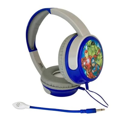 Audiófonos Con Cable Temático Avengers Micrófono Desmontable