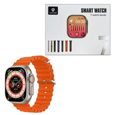 Smart Watch Reloj Inteligente Bt Deportivo 7en1 49mm Orange