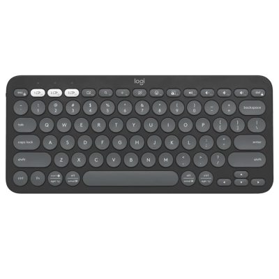 Teclado Inalámbrico Bluetooth En Español Pebble K380S Negro