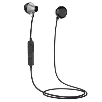 Audifonos Deportivos Inalambricos Bluetooth Negro B15