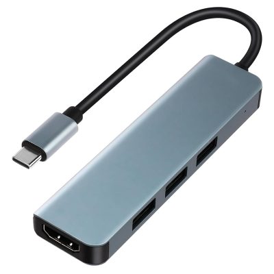 Adaptador USB-C 4 En 1 Hd Suport 4k+ 2Usb2.0+ Usb3