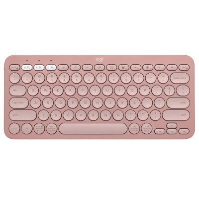 Teclado Inalambrico En Español Pebble Keys 2 K380S Rosado