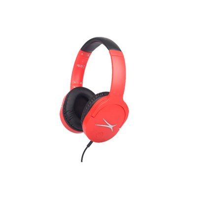 Audifonos Alambicó Altec Con Microfono Rojo