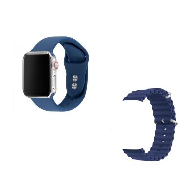 Reloj Inteligente Smart Watch Deportivo 49mm 2 Correa Azul