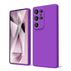 Carcasa Para Samsung S25 Ultra Goma - Morado