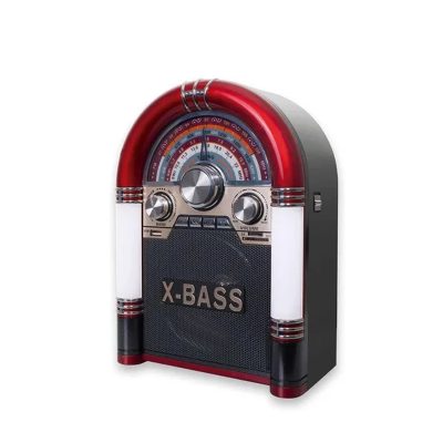 Radio Retro Rockola Parlante Bluetooth Portátil AM FM