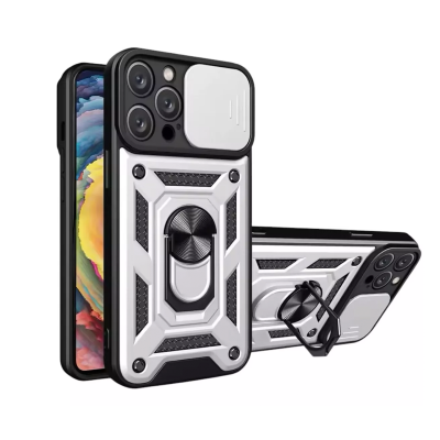 Carcasa Armor Con Anillo Para iPhone 16 Pro Colores