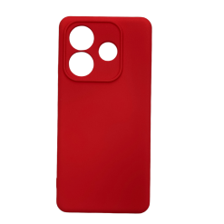 Carcasa Para Xiaomi Note 14 Goma Colores - ROJO