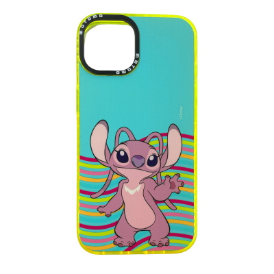 Carcasa Para iPhone 12/12 Pro Lilo y Stich/Angel Colores