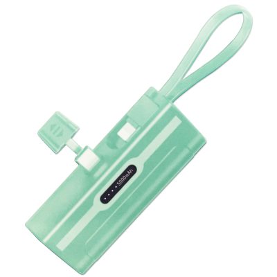 Bateria Externa Power Bank Carga Rapida 5000mah MG-G89 Verde