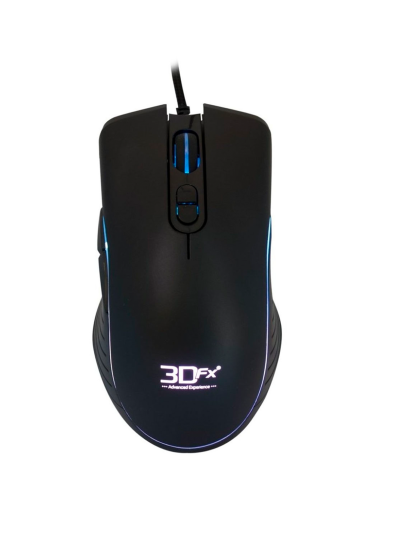 Mouse Gamer 3DFX Acid Rain 4800 DPI 08792 Negro