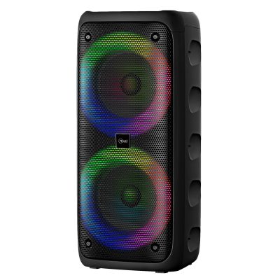 Parlante Inalámbrico Bluetooth USB Radio Funky Negro