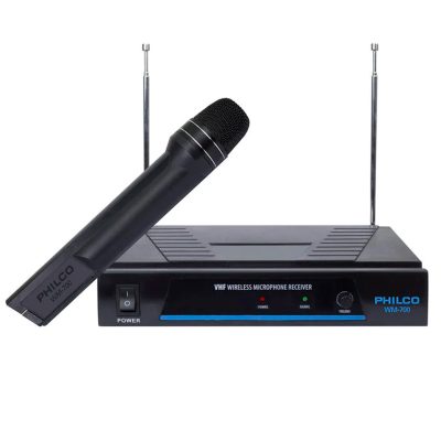 Microfono Inalambrico Individual Receptor VHF Philco WM-700