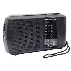 Radio Portatil Am/Fm 3W Con Entrada Audifonos Tecnolab TL634