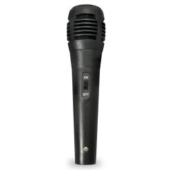 Microfono Negro Con Cable Ideal Para Karaoke Plug 6.3mm