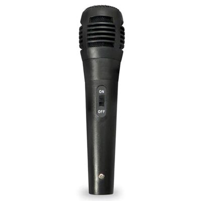 Microfono Negro Con Cable Ideal Para Karaoke Plug 6.3mm