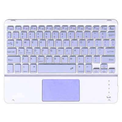 Teclado Inalambrico Bluetooth Touchpad Español Recargable