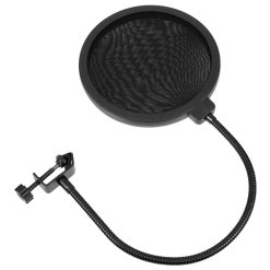 Filtro Antipop Flexible Doble Capa Ajustable Para Micrófono