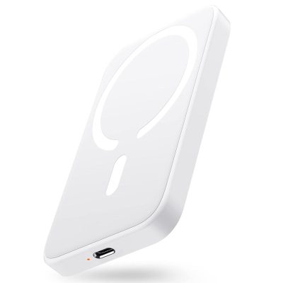 PoweBank MagSafe Compatible Con iPhone Con 10.000 Mah Blanco