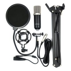 Kit Soporte Para Microfono Condensador Brazo Antipop Y Araña