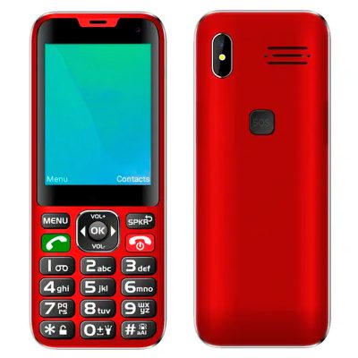 Telefono Celular Adulto Mayor 4G 2.8" Color Tecnolab Rojo