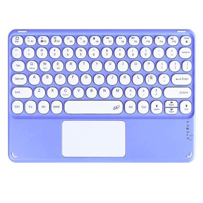 Teclado Inalambrico Bluetooth Touchpad Español Ñ Recargable