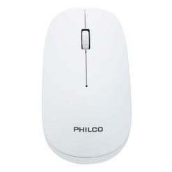 Mouse Inalambrico Philco Con Receptor USB 1600 DPI Blanco