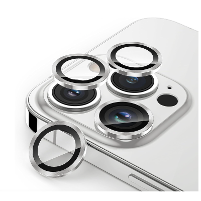 Protector de Lentes Camara Para iPhone 14 Pro Max Metalizada