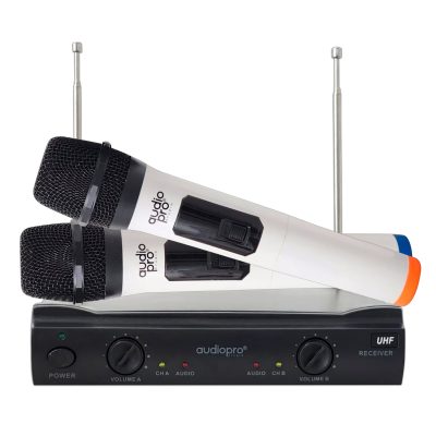 Kit De 2 Micrófonos Inalámbricos Karaoke Audiopro