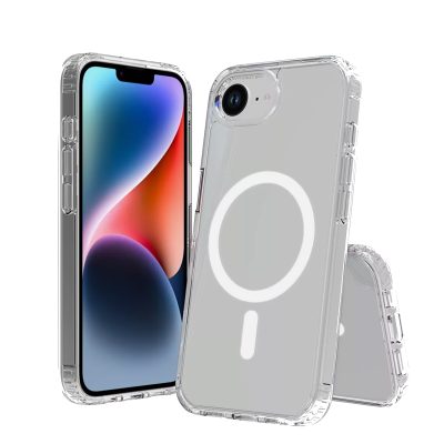 Carcasa Transparente Para iPhone 16e Compatible Con Magsafe