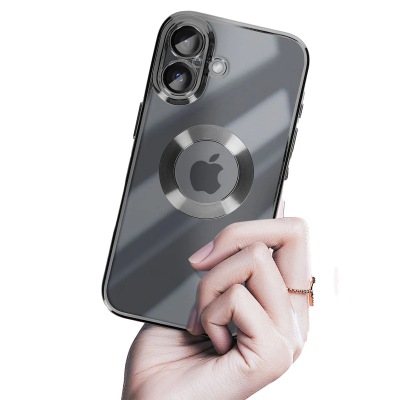 Carcasa Funda Para iPhone 16 Plus Magsafe Metalizada Colores