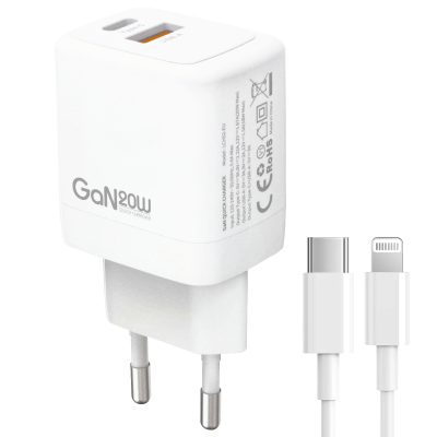 Cargador Telefono Puerto Usb 3.0 20W Compatible Con iPhone