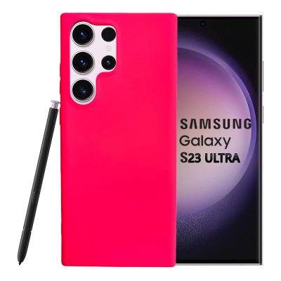Carcasa Para Samsung S23 Ultra Goma Color