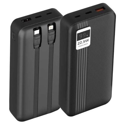Bateria Externa Power Bank Carga Rapida 20000mah TL539 Negro