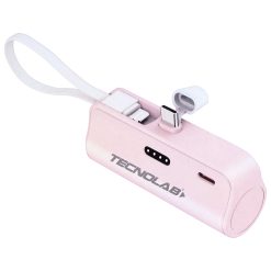 Bateria Externa Power Bank Carga Rapida 5000mah TL778P Rosa