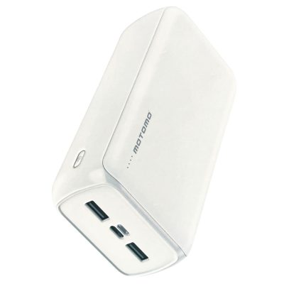PowerBank Motomo POBAMO37 Puerto USB-C 20.000Mah 2.4A Blanco