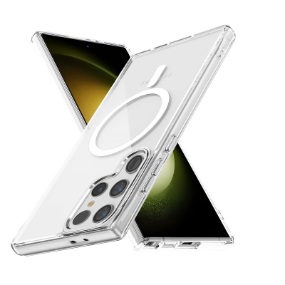 Carcasa Funda Transparente Para Samsung S25 Ultra Magsafe