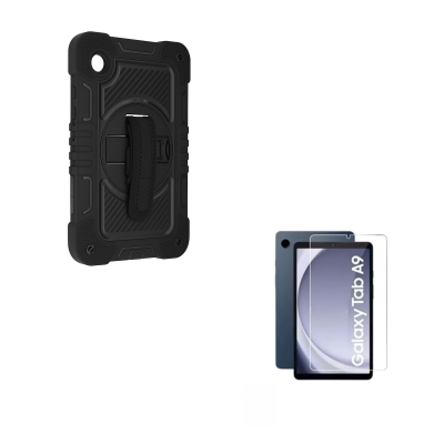 Funda Armadura 360 Lamina Vidrio Para Samsung Tab A9 8.7