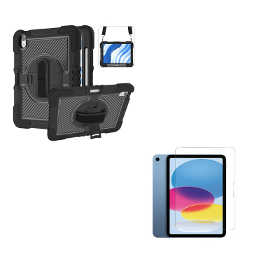 Funda Armadura 360 lamina Vidrio Para iPad Air 11 M3