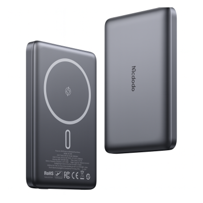 PoweBank MagSafe Compatible Con iPhone Con 10.000 Mah Gris